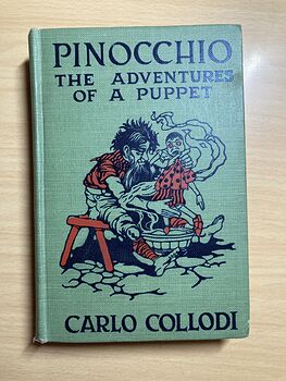 Pinocchio the Adventures of a Puppet Antique Book by Carlo Collodi a L Burt Company #PAWkhZvbAnU