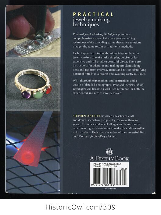 Practical Jewelry Making Techniques Problem Solving Book by Stephen Okeeffe - #NbIyqmW91rY-2