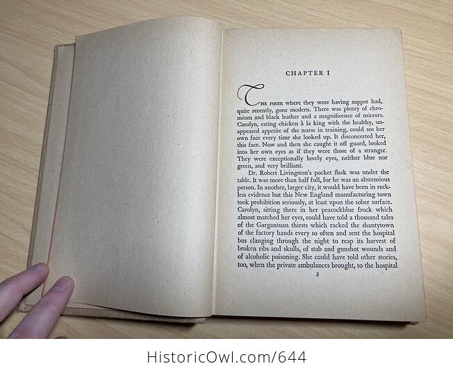 Private Duty Antique Book by Faith Baldwin C1936 - #QwLyfcKogDQ-6