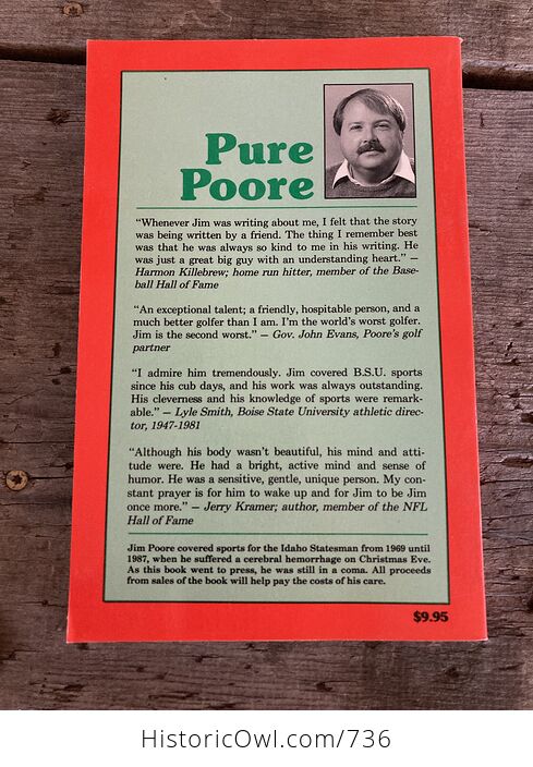 Pure Poore a Collection of Columns Originally Published in the Idaho Statesman by Jim Poore C1988 - #cIWFv400Vg4-2
