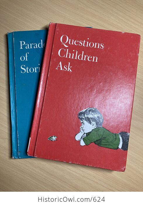 Questions Children Ask and Parade of Stories 2 Vintage Books - #B9XtmPSFyyg-1