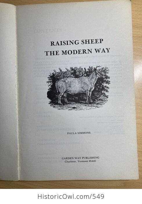 Raising Sheep the Modern Way by Paula Simmons C1976 - #FWjElq721gs-3