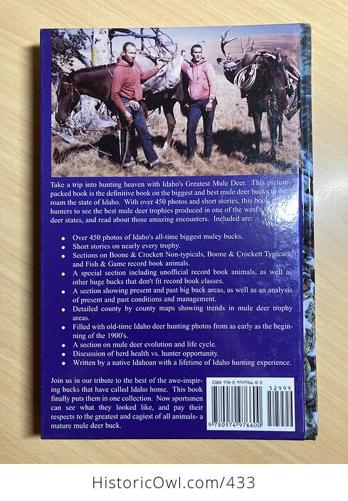 Rare Book Idahos Greatest Mule Deer by Ryan Hatfield First Edition C2004 - #yknncVwpsgc-2