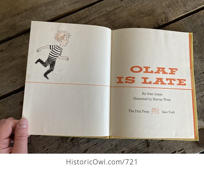 Rare Book Olaf Is Late by Joan Lexau C1963 - #5f6h2aV0K8A-5