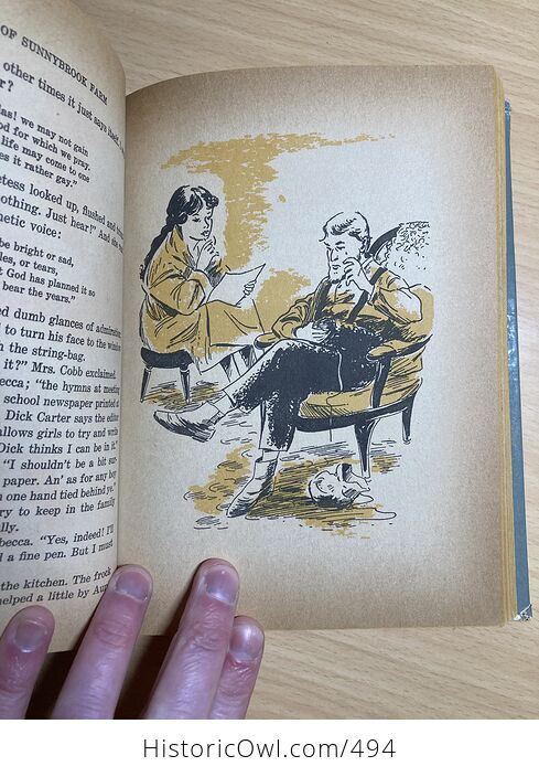 Rebecca of Sunnybrook Farm Vintage Book by Kate Douglas Wiggin Illustrated by Sari Whitman Publishing Company C1960 - #EeDUZkqDDe8-9