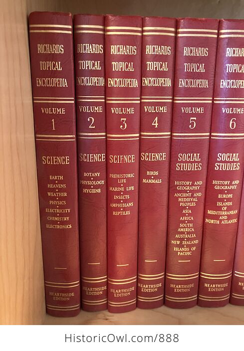 Richards Topical Encyclopedia Vintage Books Set - #QeVpIfkYBD4-2