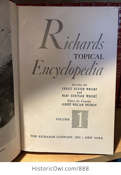 Richards Topical Encyclopedia Vintage Books Set - #QeVpIfkYBD4-7