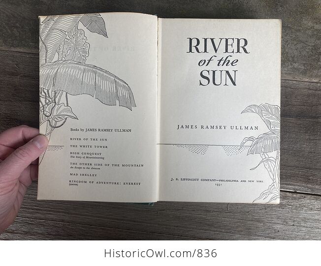 River of the Sun Vintage Book by James Ramsey Ullman C 1951 - #utAUqXRr4jg-4
