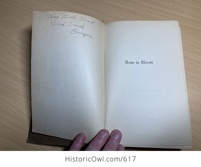 Rose in Bloom a Sequel to Eight Cousins Antique Book by Louisa M Alcott C1918 - #SRCm8UF15HM-2