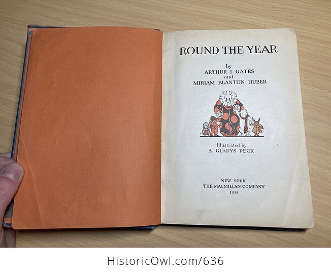 Round the Year Antique Book by Arthur Gates and Miriam Blanton Huber C1934 - #RFsbgM8Gu0M-5