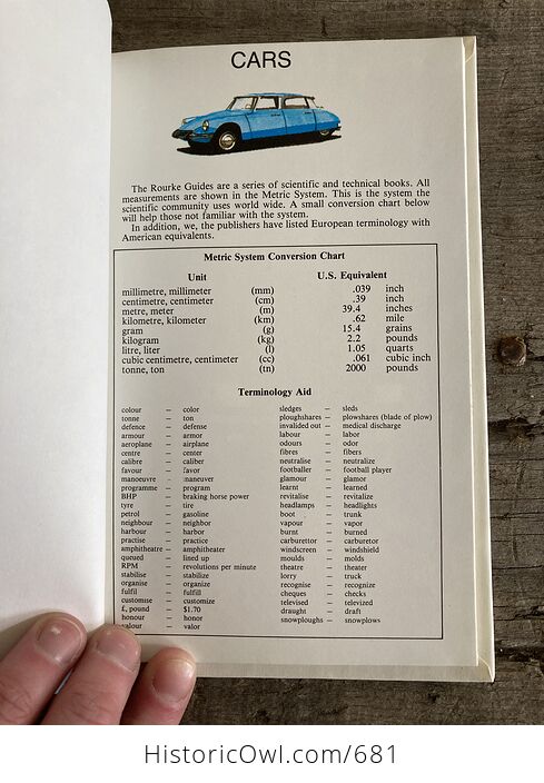 Rourke Guides Cars and Television Books C1984 - #xkG2N6I24vI-9