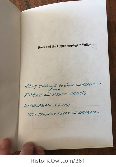 Ruch and the Upper Applegate Valley Book by John and Marguerite Black C1990 - #wWrZhiWRBqA-3
