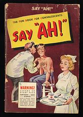 Say Ah the Fun Book for Convalescents Vintage Laughs Cartoons and Gag Stories by R M Barrows C1944 #9B0fo0AfHJI