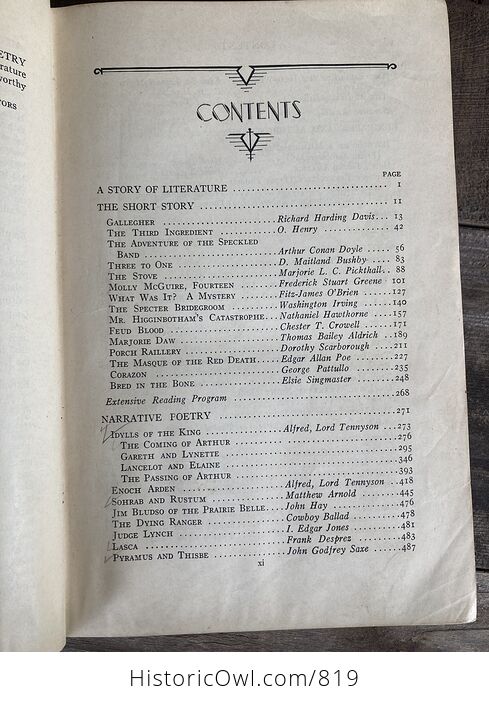 Set Prose and Poetry for Appreciation and of England the New Series the Lw Singer Company C1935 - #CWC1cn61qHg-15