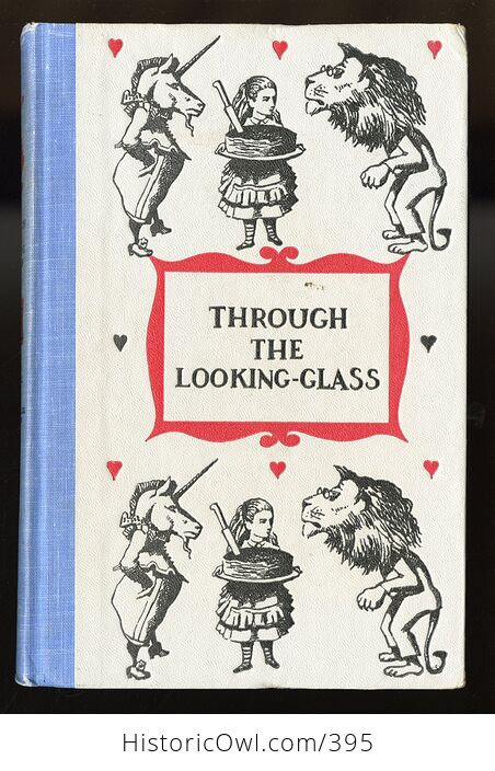 Sold No Longer Available Vintage Through the Looking Glass and What Alice Found There Illustrated Book by Lewis Carroll Junior Deluxe Editions 1950s - #4SrYwNGM1Fs-1