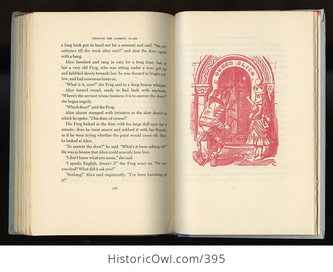 Sold No Longer Available Vintage Through the Looking Glass and What Alice Found There Illustrated Book by Lewis Carroll Junior Deluxe Editions 1950s - #4SrYwNGM1Fs-9