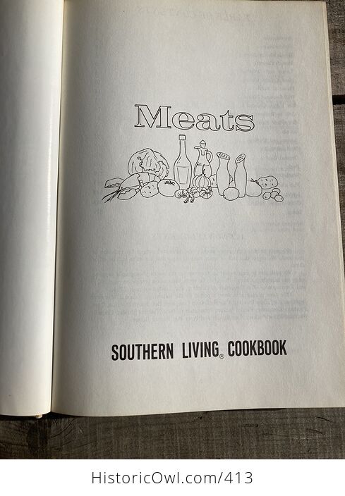 Southern Living Cookbook Meats C1967 - #WrD94z1v5Qw-5