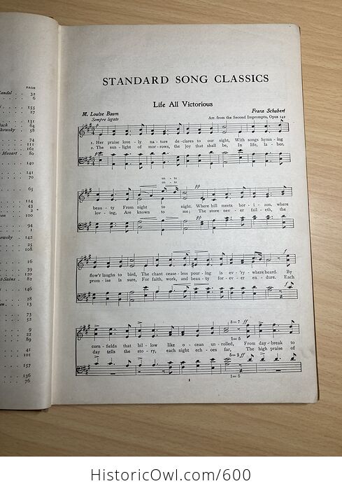 Standard Song Classics for High Schools Academies and Choruses of Mixed Voices by Ralph Baldwin and Ew Newton C1913 - #L2fs3cWVaSw-8