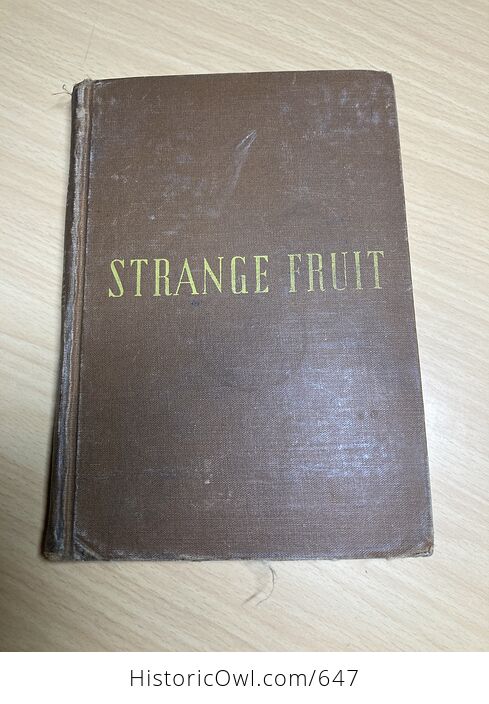 Strange Fruit Vintage Book by Lillian Smith C1944 - #8bLAL5RuIGE-1