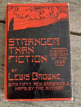 Stranger Than Fiction a Short History of the Jews from the Earliest Times to the Present Day Book by Lewis Browne C1960 #4yG2431qnPs