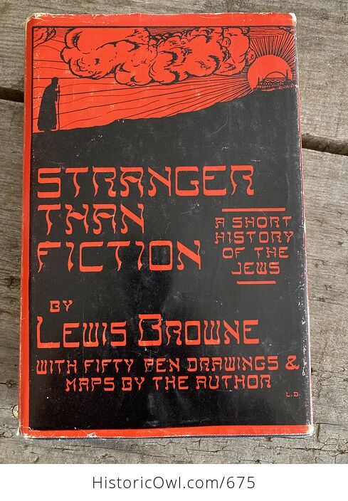 Stranger Than Fiction a Short History of the Jews from the Earliest Times to the Present Day Book by Lewis Browne C1960 - #4yG2431qnPs-1