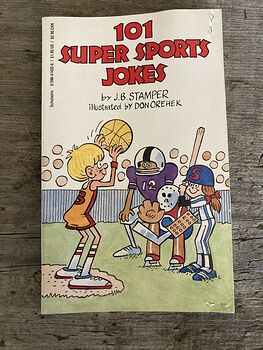 Super Sports Jokes by Jb Stamper Illustrated by Don Orehek C1988 #8FzDGc4qIwo