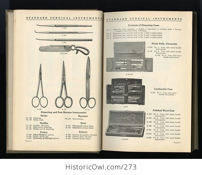 Surgical Instruments Office Equipment Seventh Edition Antique Illustrated Book by Feick Brothers Co C1924 - #R2wvQcNyo1w-4