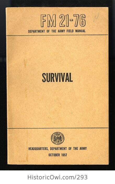 Survival Handbook Department of the Army Field Manual Fm 21 76 - #tRhDcR7us5w-1