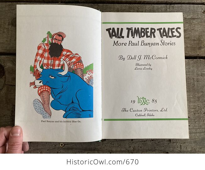 Tall Timber Tales More Paul Bunyan Stories by Dell Mccormick C1985 - #syWHQ2s4YqM-7
