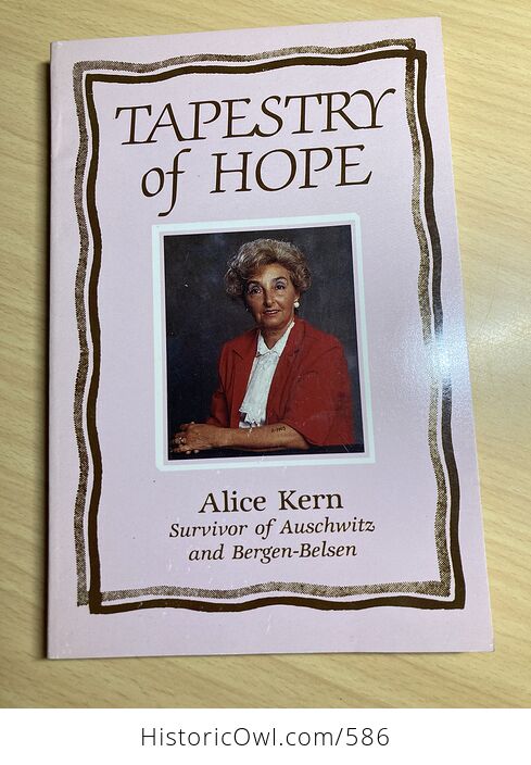 Tapestry of Hope by Alice Kern Survivor of Auschwitz and Bergen Belsen C1988 Signed - #aUE0u1CGrj0-1