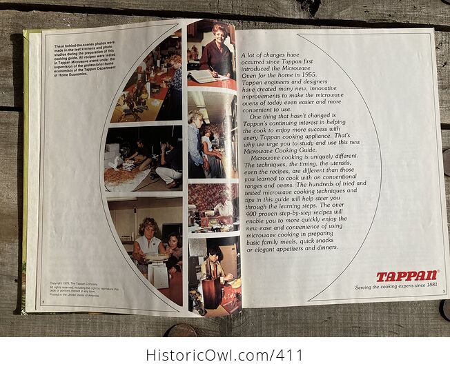 Tappan Microwave Cooking Guide Book C1979 - #bszpC0368HA-6