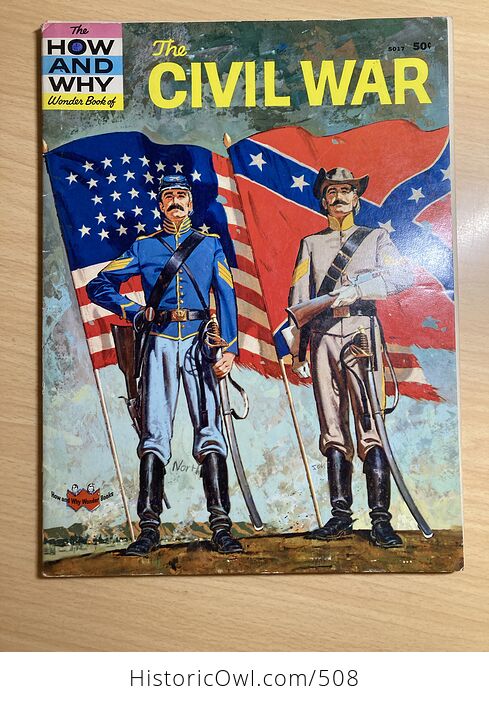 The Civil War the How and Why Wonder Book C1961 - #URQE0Mx6J2Q-1