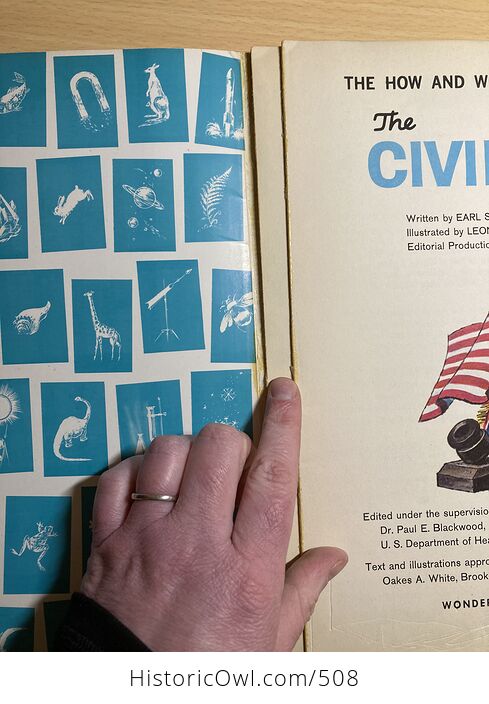 The Civil War the How and Why Wonder Book C1961 - #URQE0Mx6J2Q-5