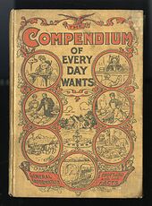 The Compendium of Every Day Wants Antique Illustrated Book by Luther Minter C1908 #ZHifp7vblgg