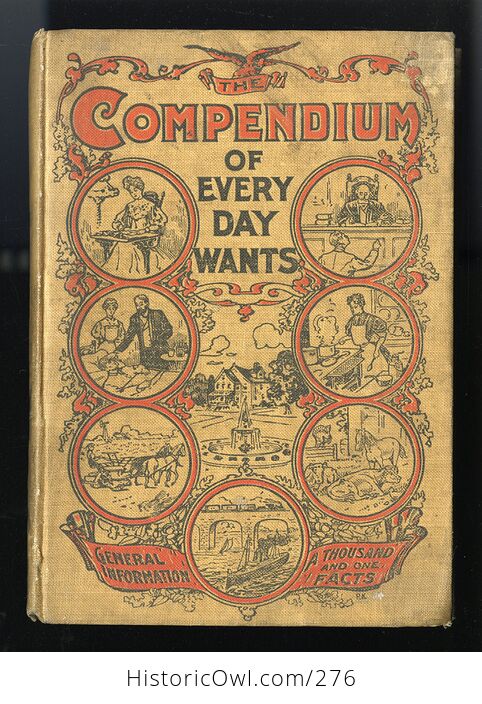 The Compendium of Every Day Wants Antique Illustrated Book by Luther Minter C1908 - #ZHifp7vblgg-1