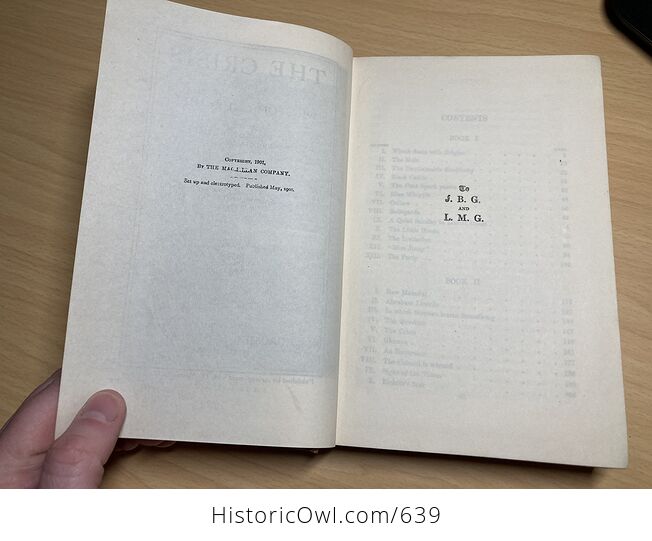 The Crisis Antique Book by Winston Churchill C1901 - #coVSj9wwzGM-5