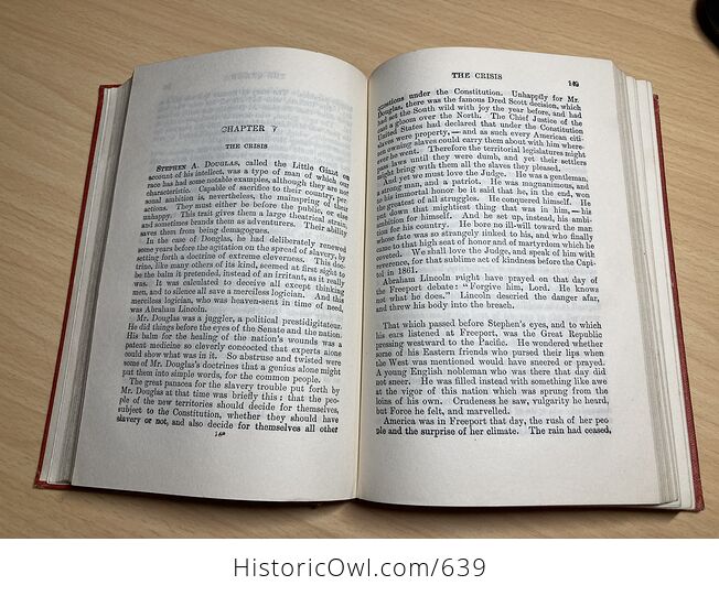 The Crisis Antique Book by Winston Churchill C1901 - #coVSj9wwzGM-8