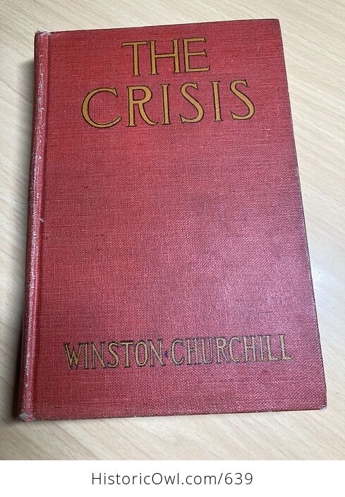 The Crisis Antique Book by Winston Churchill C1901 - #coVSj9wwzGM-1