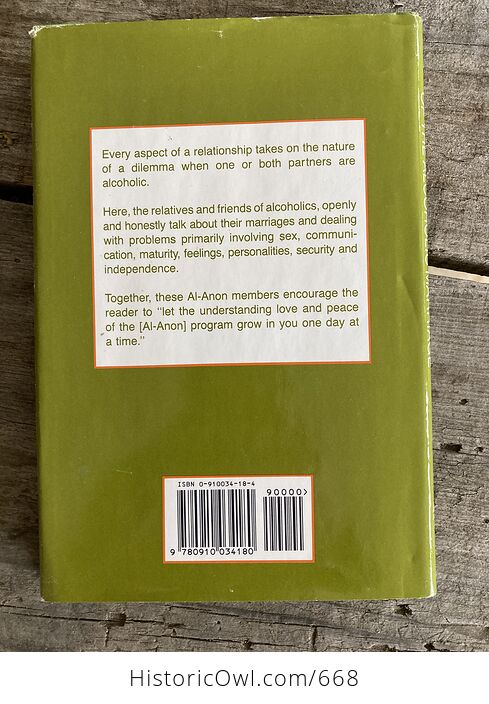 The Dilemma of the Alcoholic Marriage Al Anon Family Groups Book C1992 - #60wH1ZumzuY-2