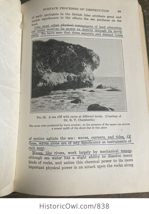 The Earth and Its History Antique Geology Book by John Hodgdon Bradley Ginn and Company C1928 - #9v1tWT1vmNo-11