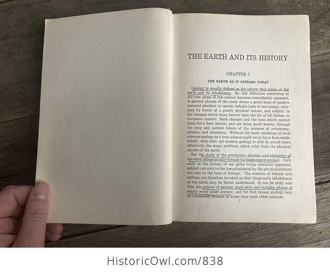 The Earth and Its History Antique Geology Book by John Hodgdon Bradley Ginn and Company C1928 - #9v1tWT1vmNo-9