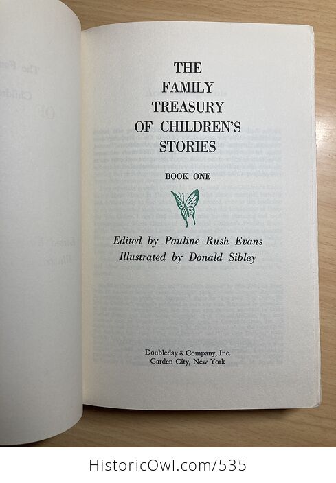 The Family Treasury of Childrens Stories Book 1 by Pauline Rush Evans C1956 - #rsKGY8jKcCk-5