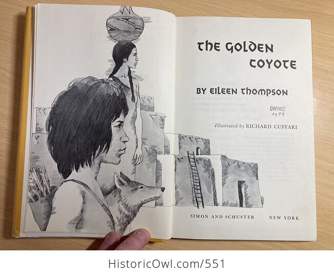 The Golden Coyote Book by Eileen Thompson C1971 - #mgAPAkPC7V4-4