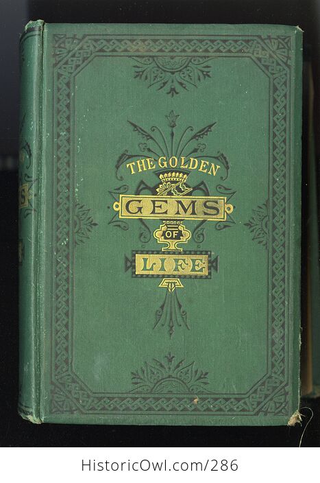 The Golden Gems of Life or Gathered Jewels for the Home Circle Antique Illustrated Book by Sc Ferguson and Ea Allen C1883 - #gXYGWP04aog-1