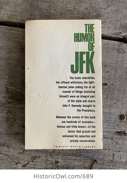 The Humor of Jfk Paperback Book by Booton Herndon C1964 - #sSlhUXX7xAA-12