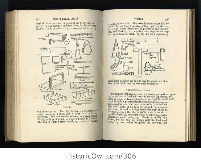 The Industrial Arts Antique Illustrated Book by Frederick J Glass C1927 - #gMZq8uweROI-8