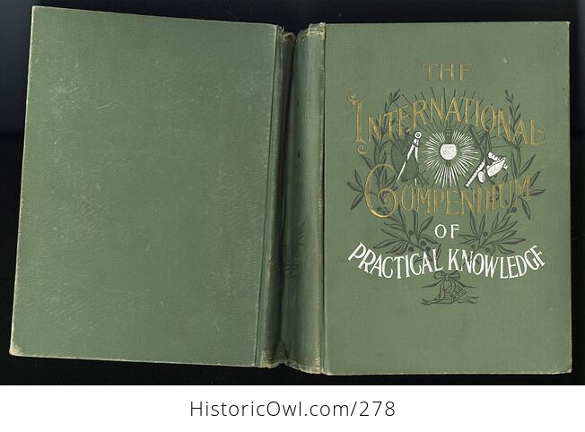 The International Compendium of Practical Knowledge Antique Illustrated Book by K L Armstrong C1895 - #tKSU2iIwJQU-5