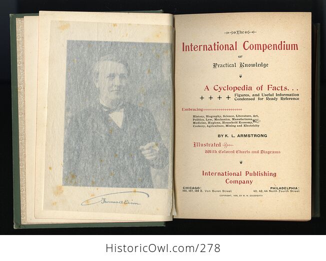 The International Compendium of Practical Knowledge Antique Illustrated Book by K L Armstrong C1895 - #tKSU2iIwJQU-3