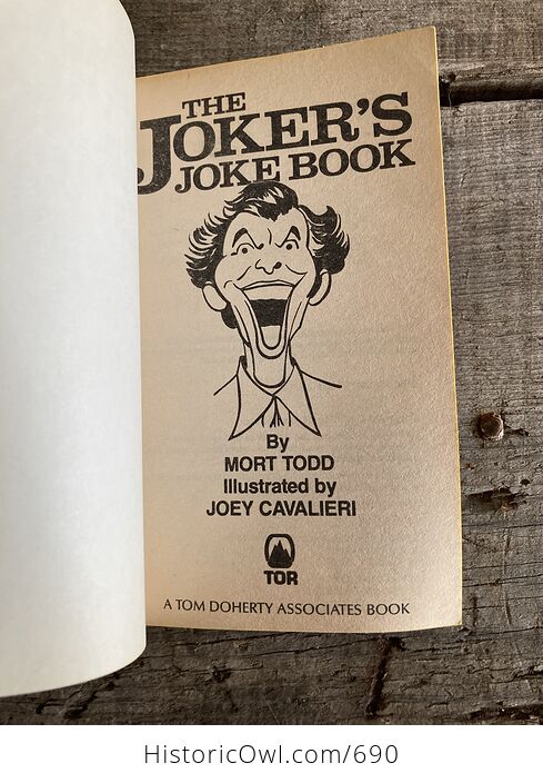 The Jokers Joke Book by Mort Todd C1987 - #pOnisriPzmo-6