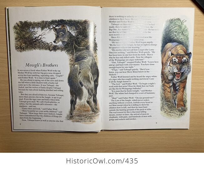 The Jungle Book by Rudyard Kipling Illustrations by Eric Kincaid C1992 - #sTDEKKwOhg4-5